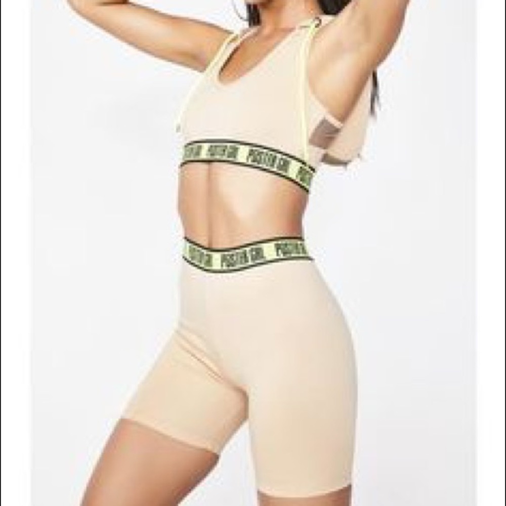 Dolls Kill Nude Bike Shorts✨